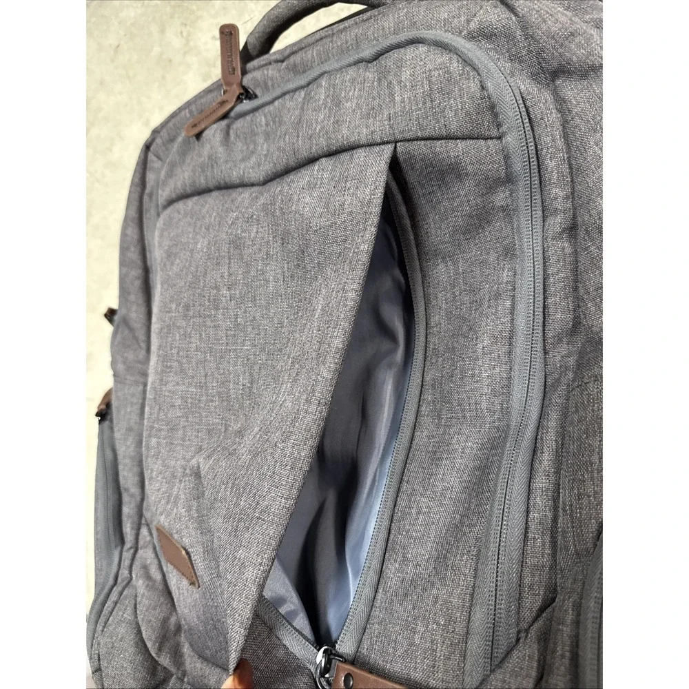 KROSER Laptop Backpack: Fits 17.3 Inch Computer , A-grey-17.3